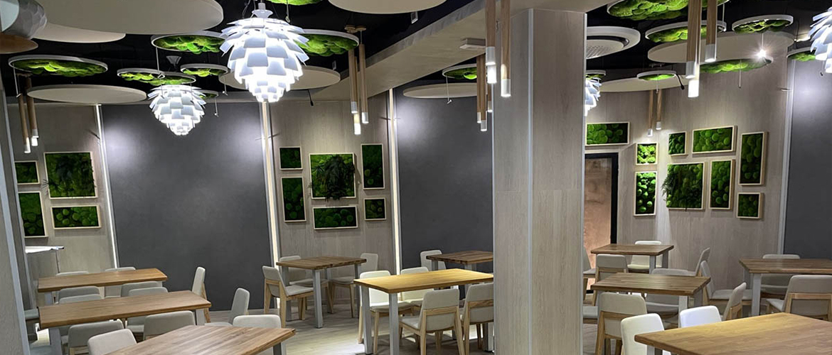 Restaurant-Roma-Le-Mura-Acoustic-various-materials
