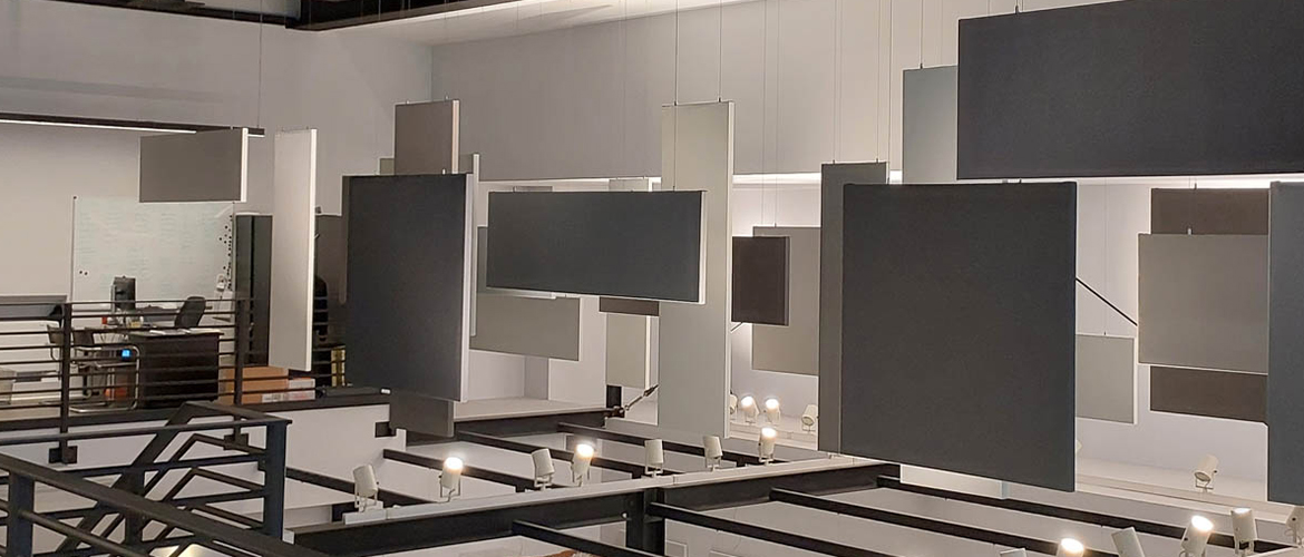 Sound-absorbing-panels-mezzanine-room