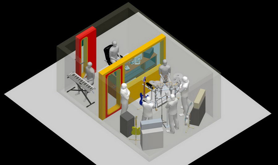 Modellazione-3d-sala-musicale