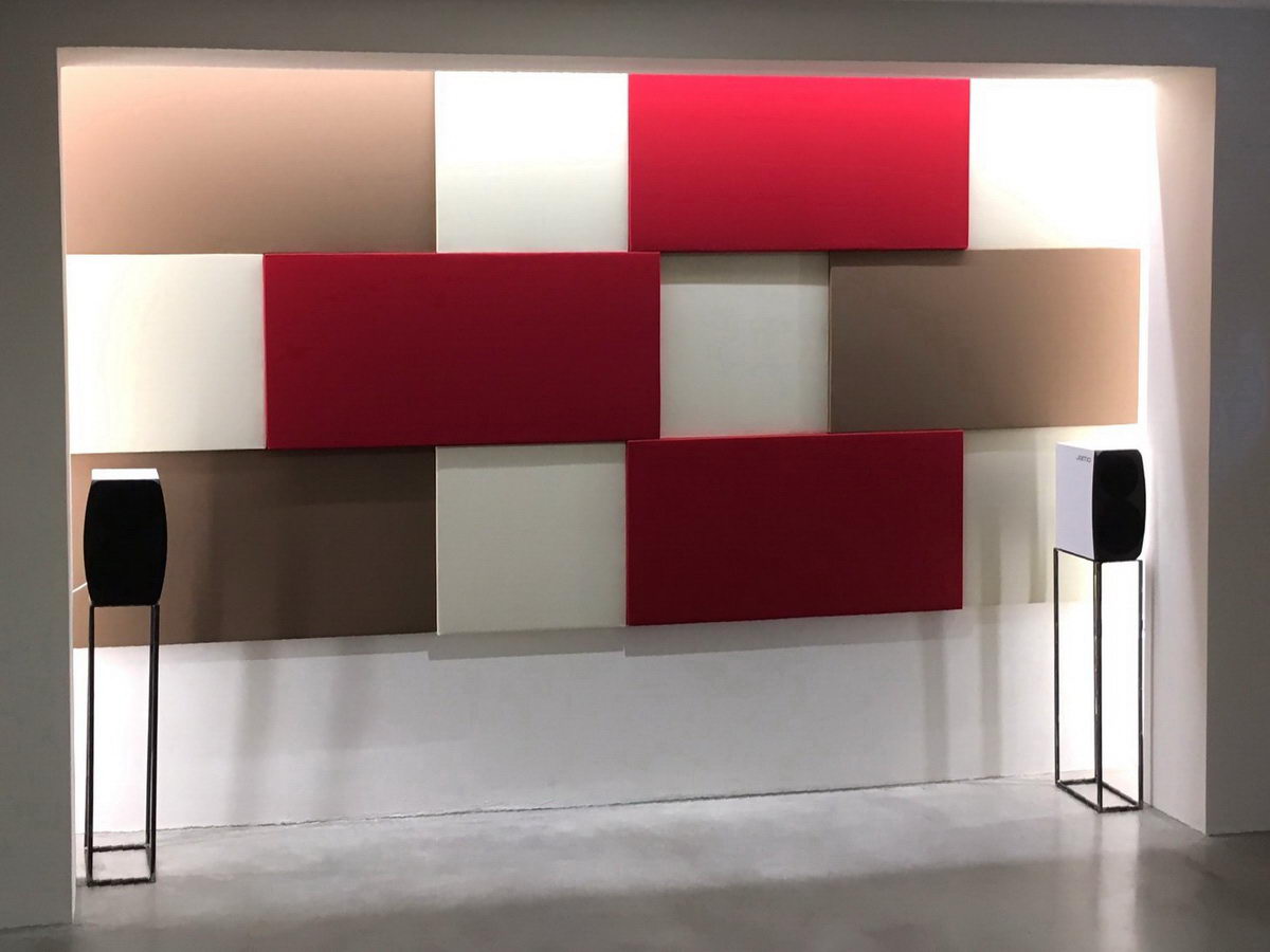 Wall installation sound absorbing composition Decho