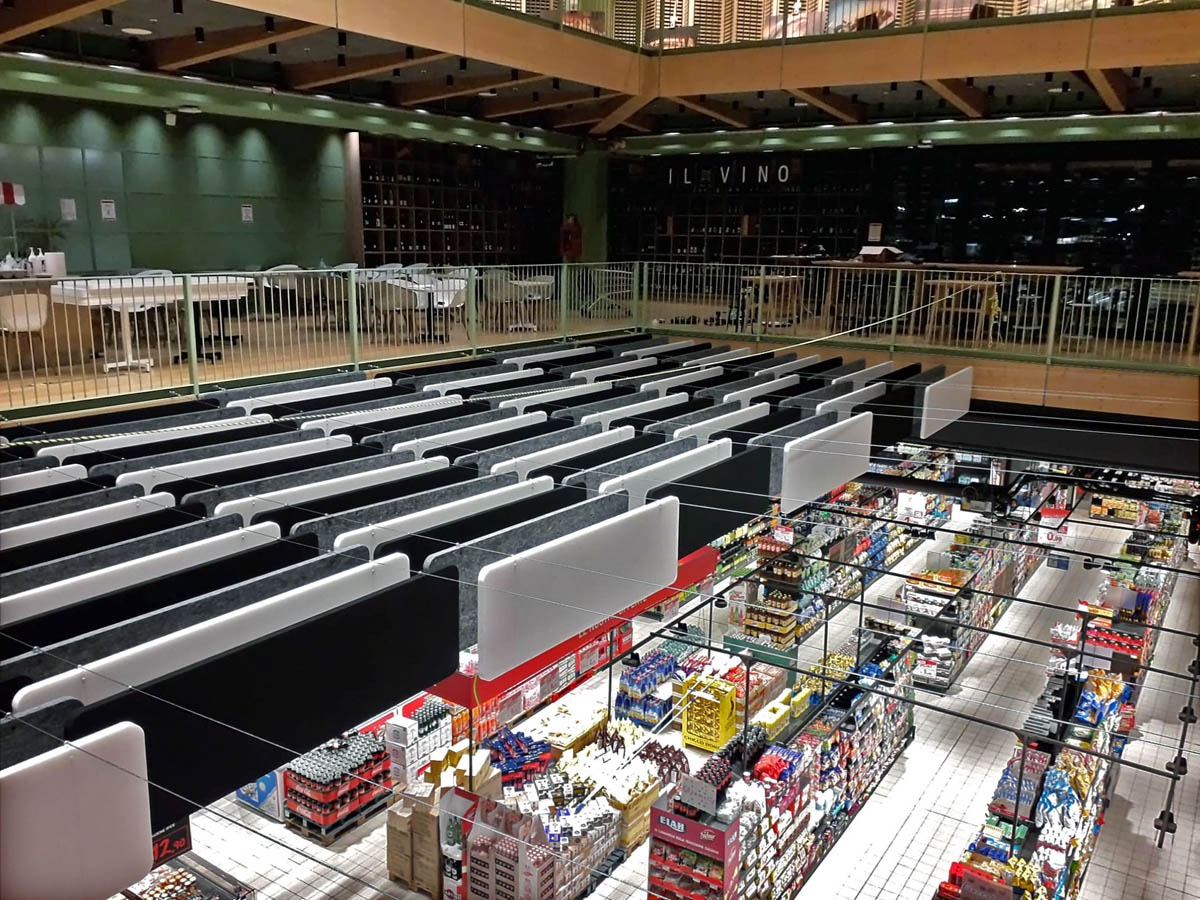 Ecobaffle-supermarket-mezzanine
