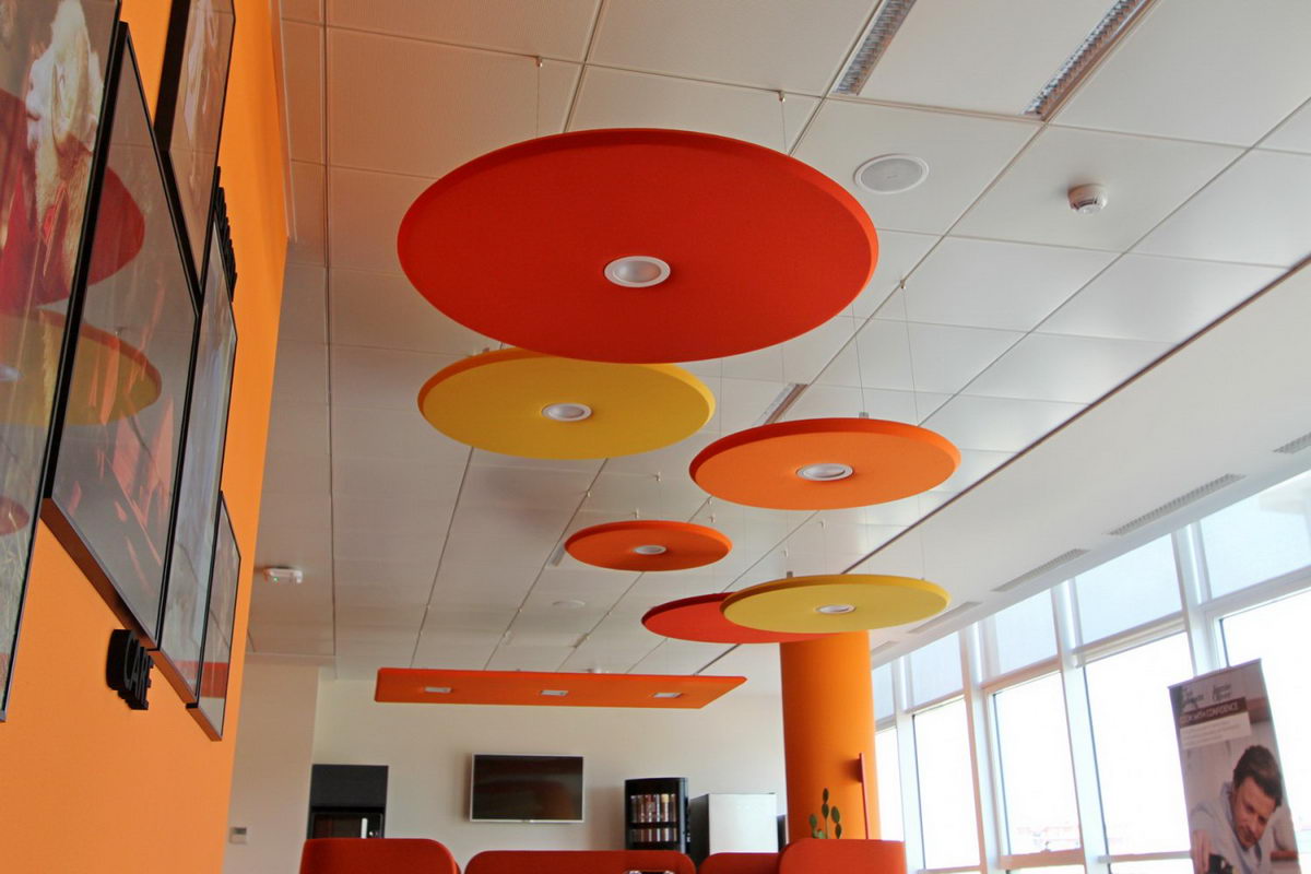 Acoustic lighting restaurants