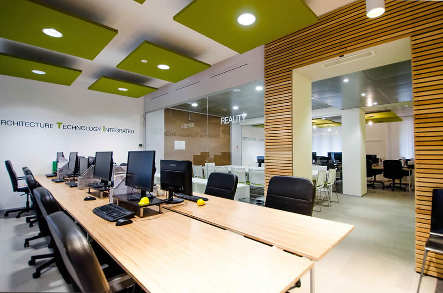 Acoustics and lighting offices