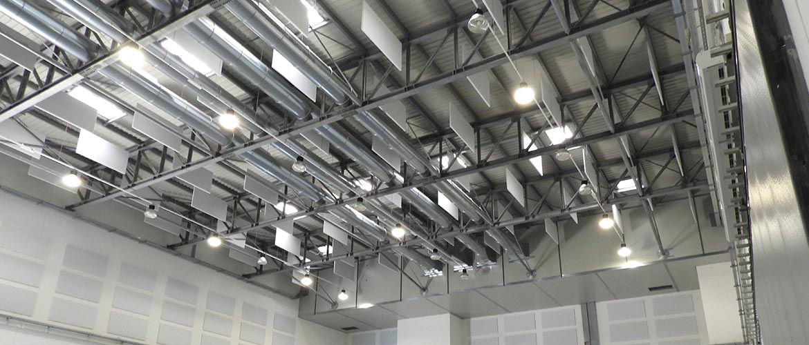 Rivestimento-pareti-e-baffles-soffitti-riverberazione-capannoni-industriali