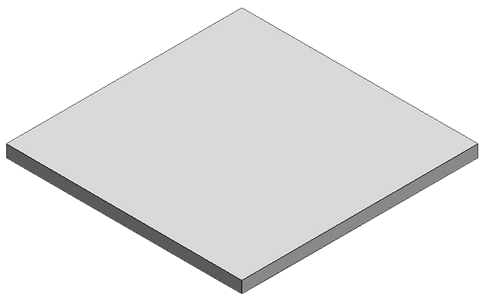 Pannello piano 595 x 595 mm